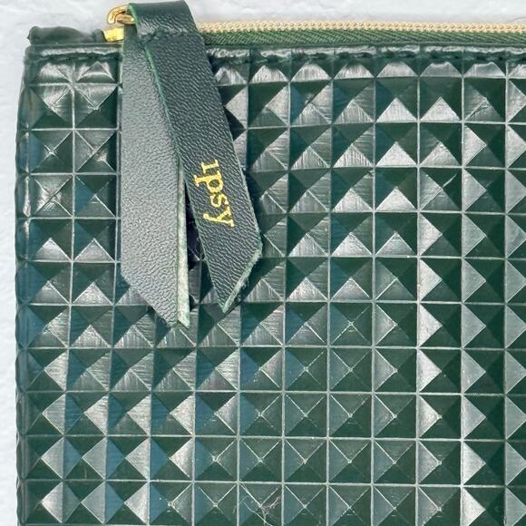 Ipsy Glam Bag Dark Green Cosmetic Makeup Bag Clutch (Bag Only) Aug 2019 - Picture 2 of 2